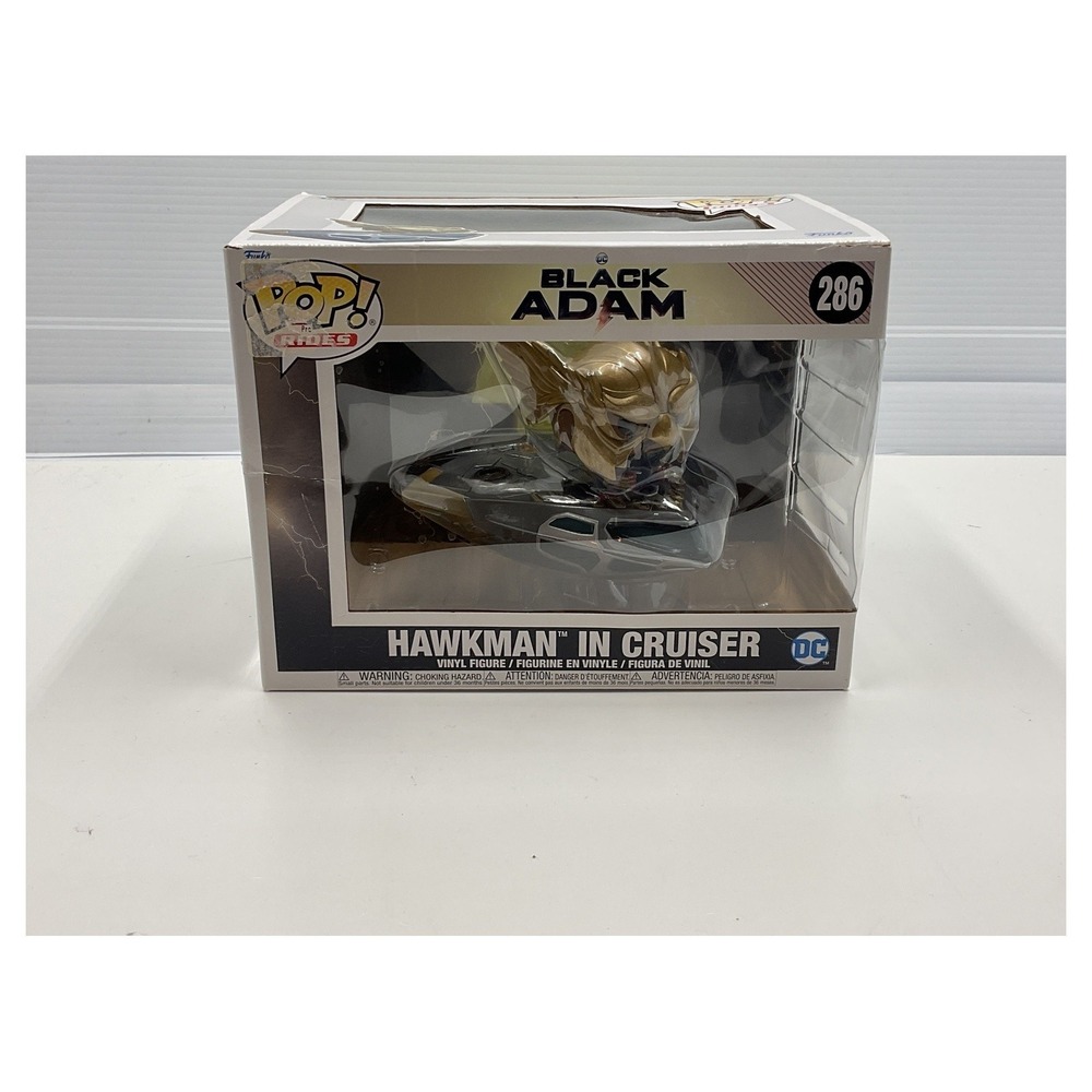 Funko Pop! Rides Black Adam Hawkman‎ in Cruiser Vinyl Figure #286